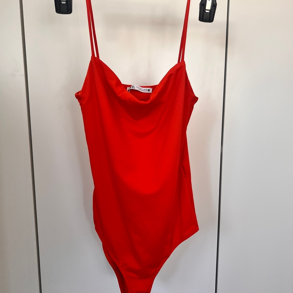 Women’s Zara Vibrant Red Bodysuit